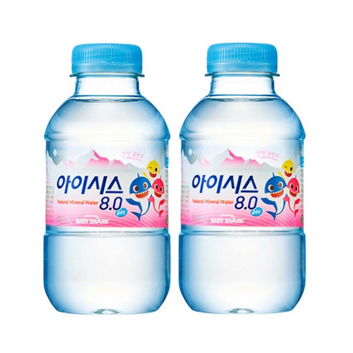 아이시스 8.0 생수, 200ml, 100개 대표 이미지 - 핑크퐁 간식 추천