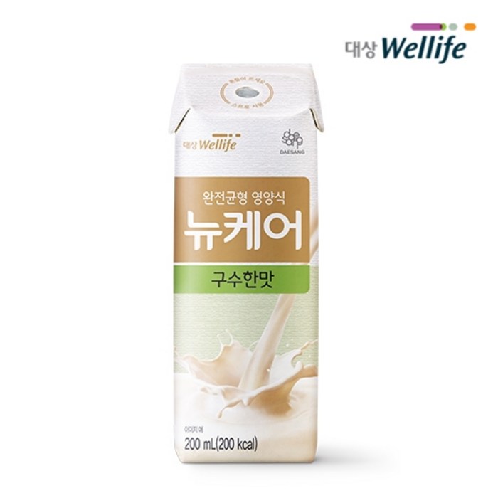 대상웰라이프 뉴케어 구수한 맛, 200ml, 30개 대표 이미지 - 뉴케어 영양식 추천