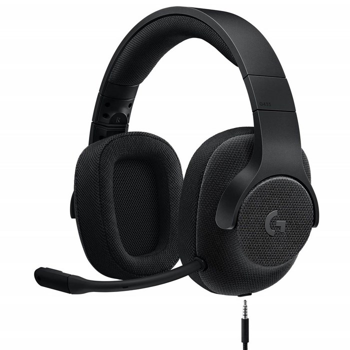 로지텍정품 G433 7.1 게이밍 헤드셋, 블랙(BLACK) 대표 이미지 - 7.1채널 게이밍헤드셋 추천