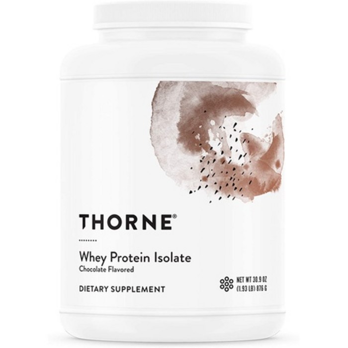 Thorne Research - Whey Protein Isolate (Chocolate Flavor) - Easy-to-Digest Whey Protein Isolate Pow, 상세 설명 참조0, 상세 설명 참조0 대표 이미지 - 이지프로틴 추천