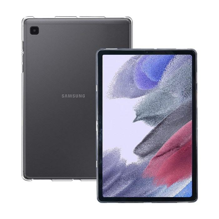 삼성 갤럭시탭A7라이트 8.7 슬림핏 TPU 젤리 케이스 SM-T220 T220N T225 T225N 2021 Lite, 검정 대표 이미지 - 갤럭시탭 A7 케이스 추천