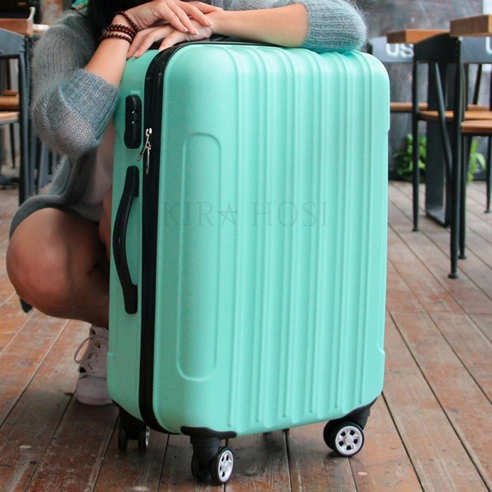 kirahosi 여행가방 가벼운 캐리어 기내용 16호+ 덧신 증정 Tbrxwdk