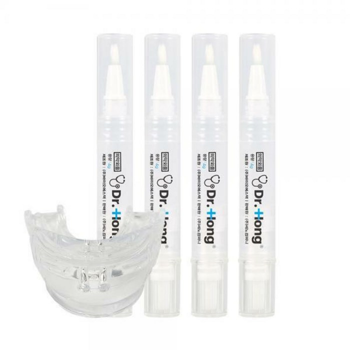 닥터홍 치아미백제 4g 4개 세트(2개월분)(마우스피스 1개 증정), 치아미백제 4g 4개세트(마우스피스 1개증정) 대표 이미지 - 치아미백 추천