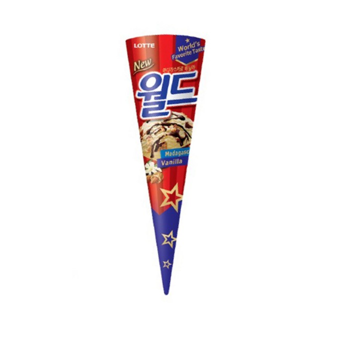 월드콘 아이스크림 24개(1박스), 단품, 160ml 대표 이미지 - 콘 아이스크림 추천