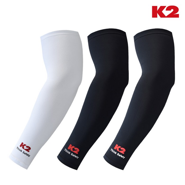 K2 탁텔 쿨토시 팔토시 자외선차단 남녀공용, 블랙 대표 이미지 - UV차단 쿨토시 추천