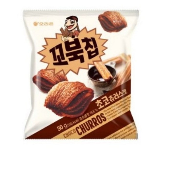오리온 꼬북칩 초코츄러스 맛, 30g, 20개 대표 이미지 - 초코 츄러스 추천