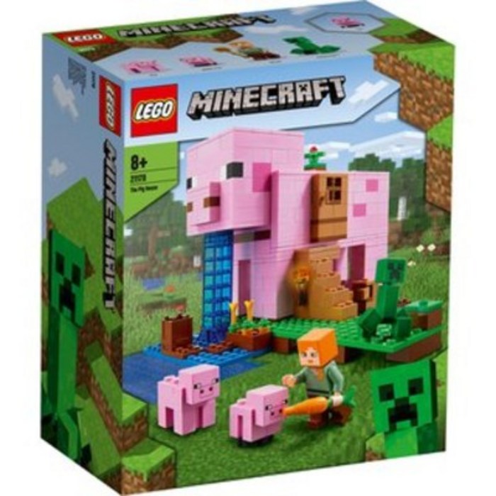 레고 마인크래프트 21170 돼지의 집, 혼합색상 대표 이미지 - 유아 블럭놀이 추천