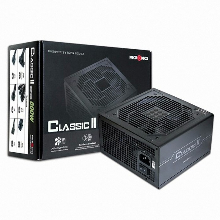 마이크로닉스 Classic 2 800W 80PLUS 230V EU ATX 대표 이미지 - 컴퓨터 파워 추천