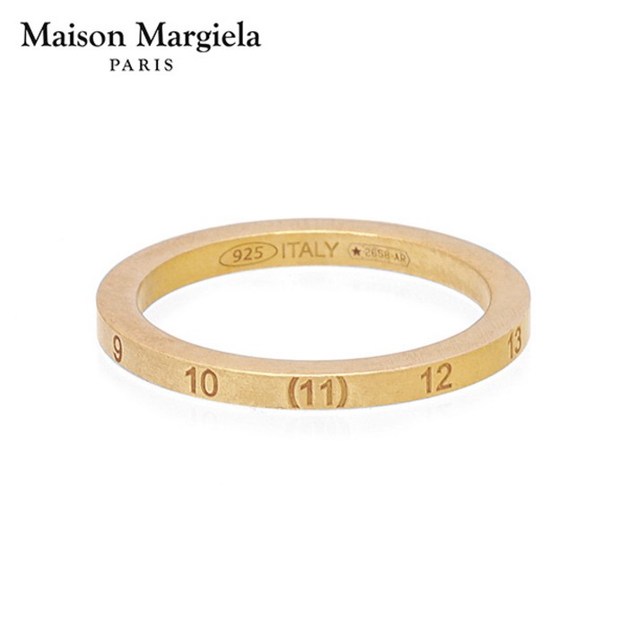 메종마르지엘라 메종마르지엘라 MAISON MARGIELA SM3UQ0033 S12959 950 넘버 로고 링 스털링실버 반지 대표 이미지 - 메종마르지엘라 반지 추천