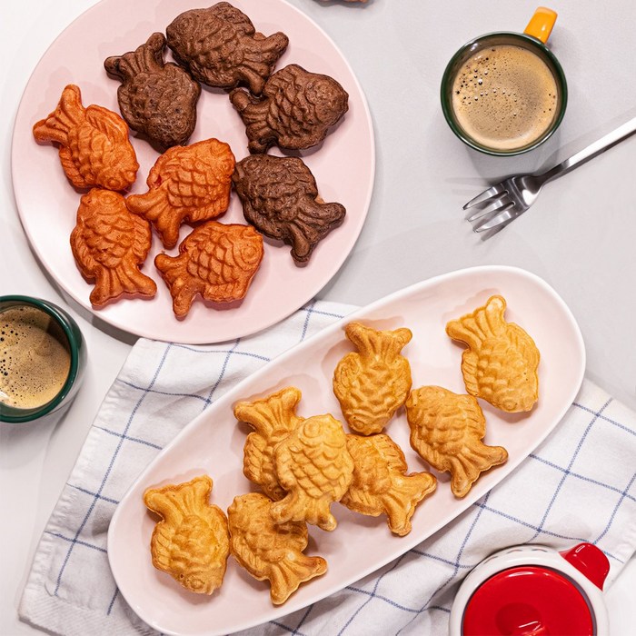 웰루츠 미니 붕어빵 500g 4종 통팥 슈크림 초코 딸기, 4.웰루츠 미니 붕어빵 딸기 500g 대표 이미지 - 슈붕 추천