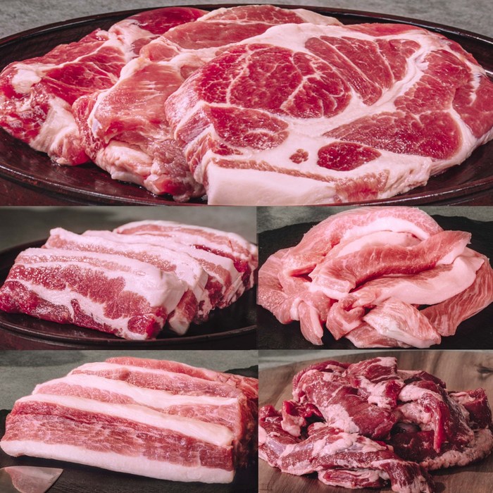고기아찌 프리미엄 에이징 돼지고기 5종 세트 1kg [삼겹살+목살+항정살+갈매기살+가브리살]_냉장, 1세트 대표 이미지 - 갈매기살 추천
