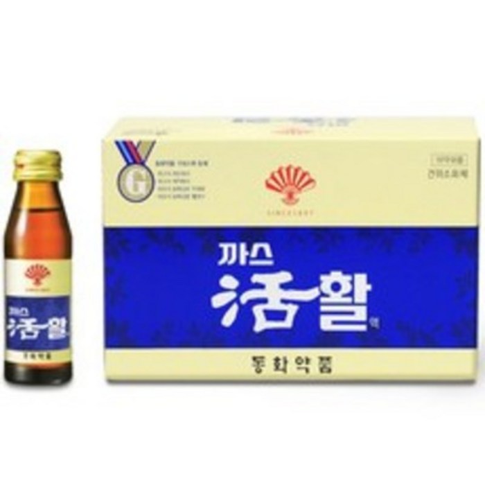 부채표 까스활 소화제, 75ml, 100병 대표 이미지 - 소화제 추천