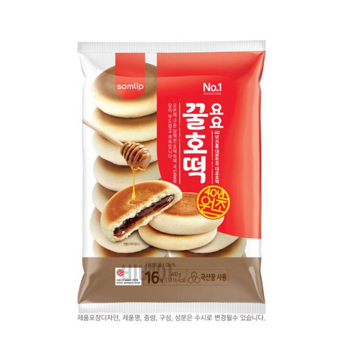 삼립 요요꿀호떡, 400g, 4개 대표 이미지 - 크림빵 추천