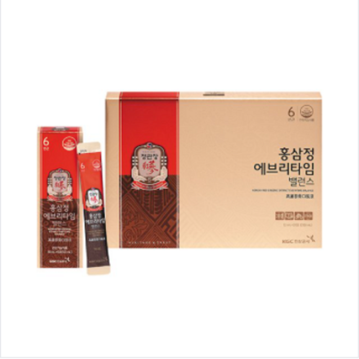 [정관장]홍삼정 에브리타임 밸런스 10ml * 20포 /무료배송 대표 이미지 - 홍삼정 에브리타임 추천