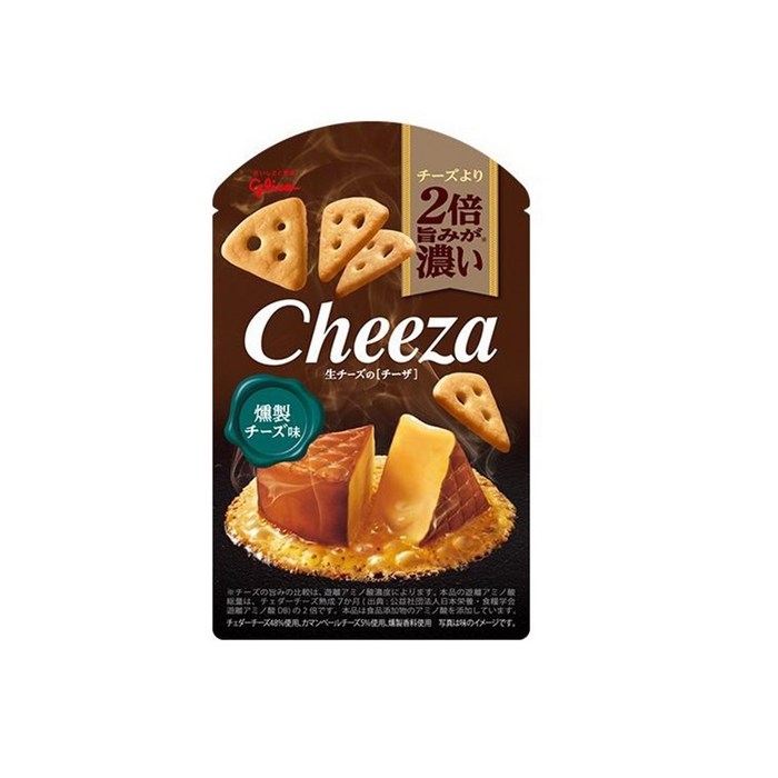 Glico Cheeza 글리코 치자 훈제 스모크 치즈 맛 일본 과자 안주 간식 40g 6팩 대표 이미지 - 스모크 치즈 추천