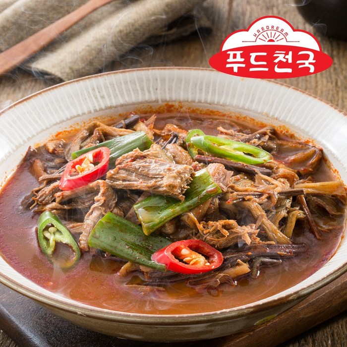 모아네 육개장(600g)x6팩, 6팩, 600g 대표 이미지 - 돼지고기 김치찌개 추천