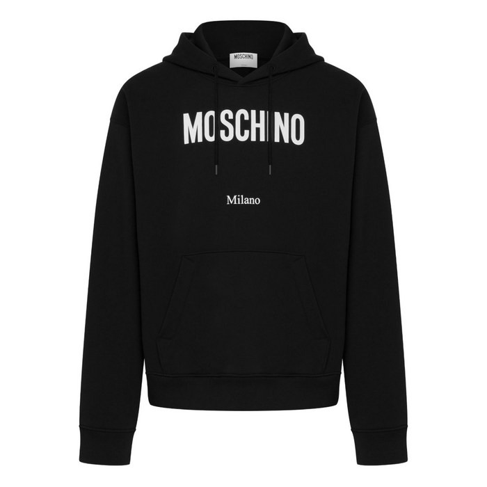 모스키노 로고 프린트 후디