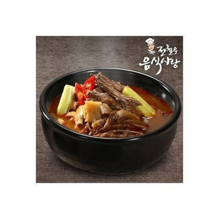 [전철우] 육개장 600g x 8팩 대표 이미지 - 곰곰 찌개 추천