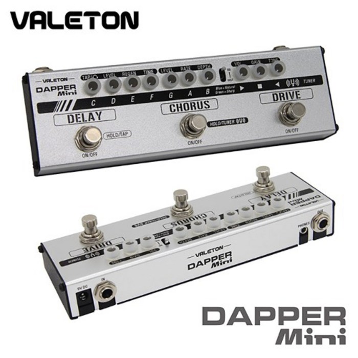 [Valeton] 베일톤 이펙터 Dapper series Acoustic Mini (MES-4) / 멀티이펙터 대표 이미지 - 멀티 이펙터 추천