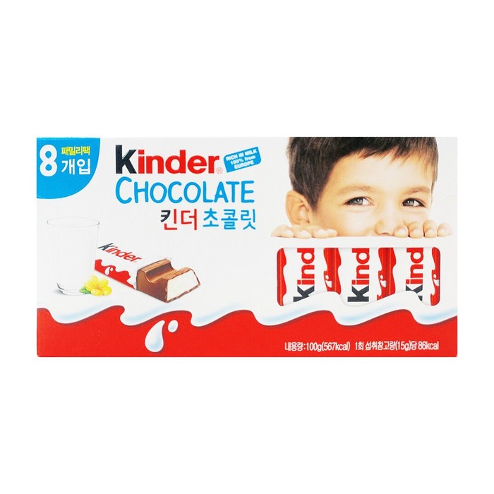 킨더 초콜릿 T8, 100g, 3개 대표 이미지 - 킨더 초콜릿 추천