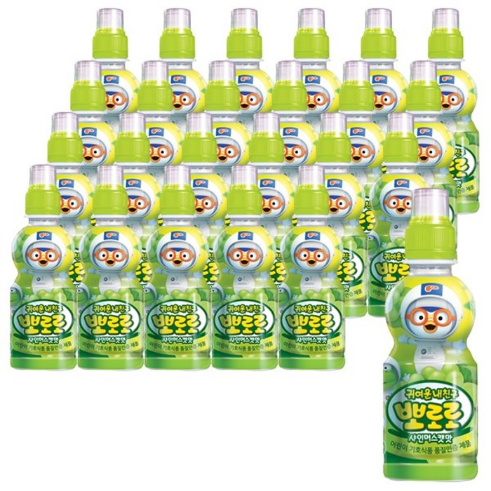 뽀로로 귀여운 내친구 어린이 음료 235ml, 샤인머스캣맛, 24개 대표 이미지 - 샤인머스캣 음료 추천