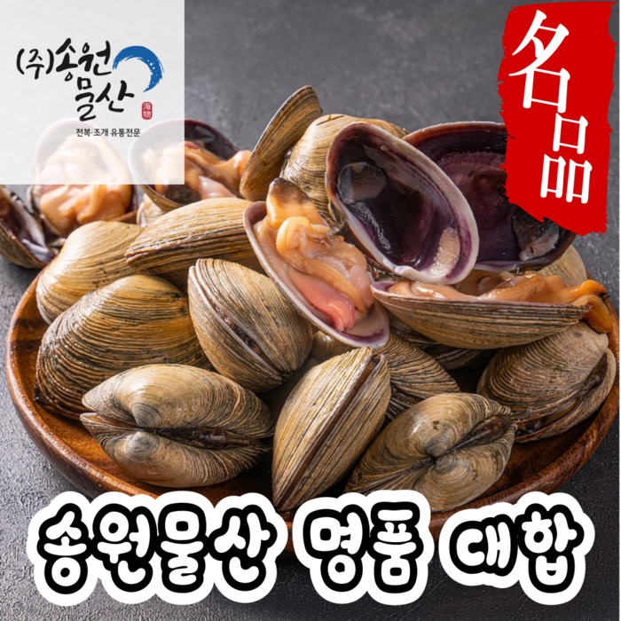 송원물산 대합 개조개 제철 생물 1kg 캠핑용조개 구이용조개 찜용 무침 고급대합 활대합 활개조개 대표 이미지 - 개조개 추천