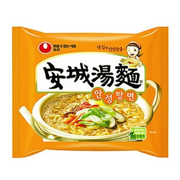 농심 안성탕면 125g, 30개 대표 이미지 - 밥 말아먹으면 맛있는 라면 추천