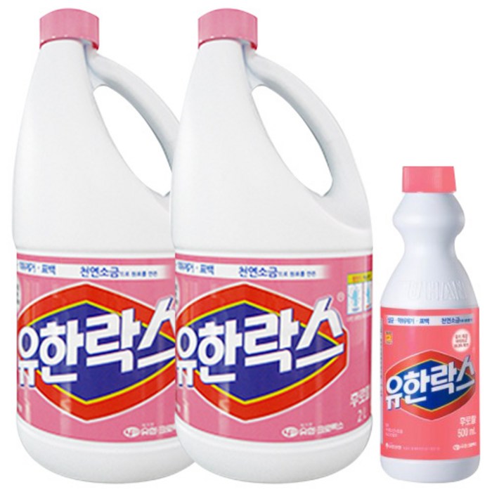 유한락스 후로랄 2L-옵션당 500ml 증정, 2개, 2L 대표 이미지 - 유한락스 추천