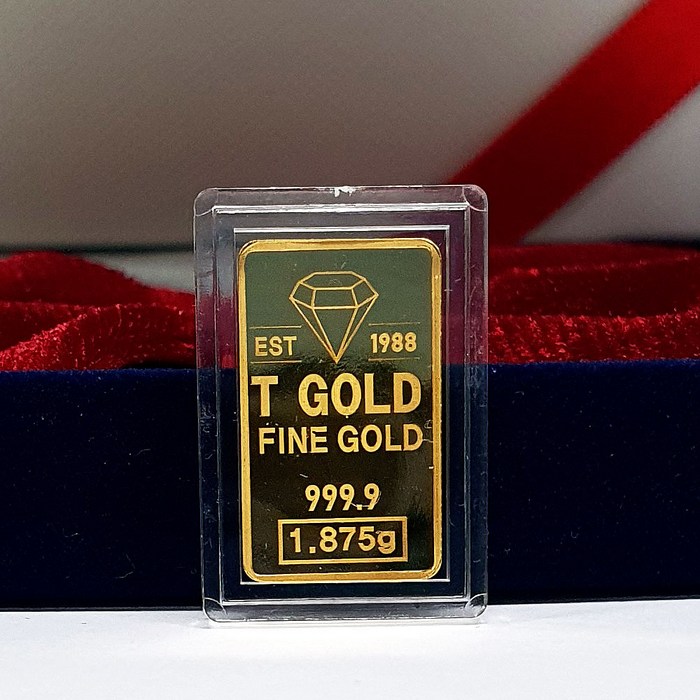 T골드 반돈 골드바 1.875g VANTA 정밀분석 999.9% FINE GOLD 무료각인 각종 기념일 돍 생일 금 티골드 대표 이미지 - 금 추천