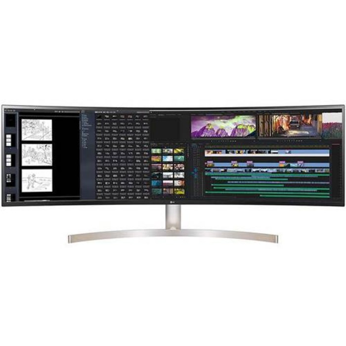 VAWcornic LG 49WL95C-WE 49 Inch 32:9 Curved DQHD (5120 x 1440) IPS Ult, 상세내용참조 대표 이미지 - DQHD 모니터 추천