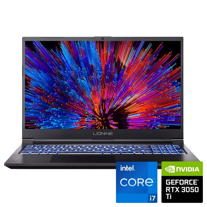 주연테크 L7E35TUP 15인치 영상편집 게이밍노트북 인텔 CPU i7 RTX3050Ti RAM32GB SSD512GB LG IPS 144Hz 윈도우미포함, Free DOS, 32GB, 512GB, 코어i7, 블랙 대표 이미지 - RTX 3070 노트북 추천