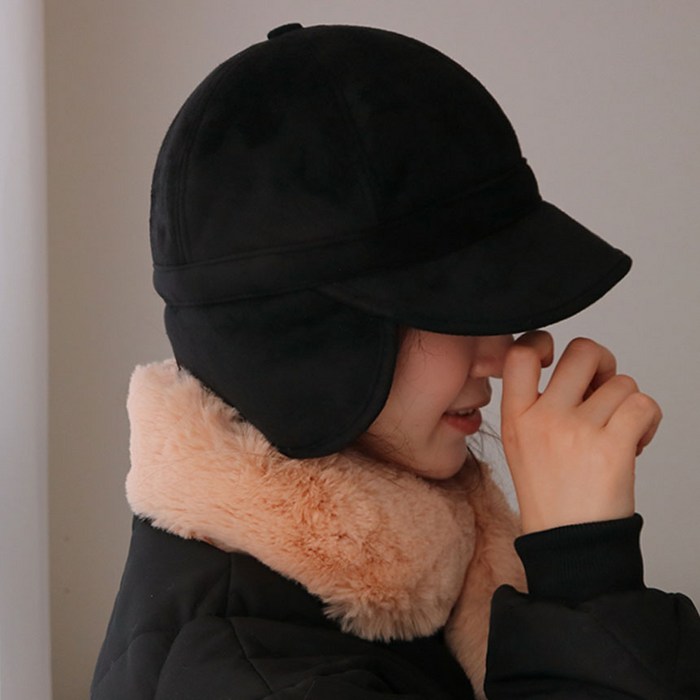 탄탄 뽀글이 무스탕 양털모자 겨울 여성 방한모자 군밤 남자 털모자 귀달이 귀도리모자 귀마개
