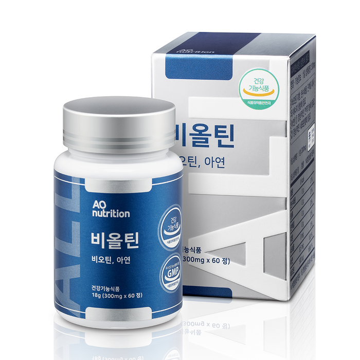 비올틴 [NCS비오틴 아연] 300mg x 60정, 60정_2달분(1통) 대표 이미지 - 비오틴 추천