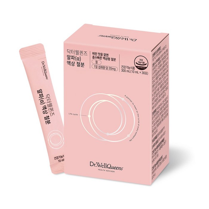 닥터웰퀸즈 알파 액상철분, 300ml, 1개 대표 이미지 - 빈혈 추천