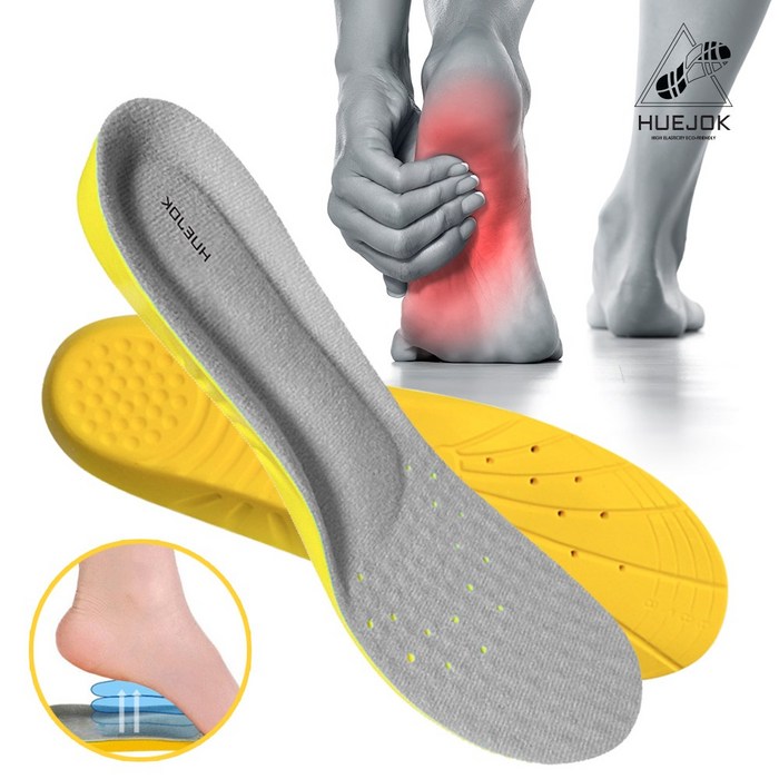 휴족 족저근막염깔창 발이편한 쿠션 기능성 아치보호 메모리폼깔창 깔창 대표 이미지 - 족저근막염 깔창 추천