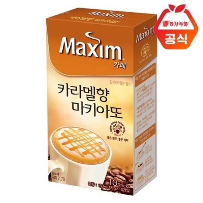 맥심 카페 카라멜향 마끼아또 커피믹스, 13g, 120개 대표 이미지 - 카라멜 마끼아또 추천