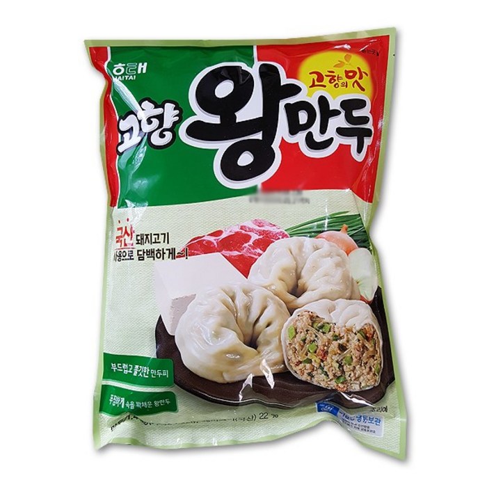 H/2/해태 고향왕만두 1.4kg -6개/만두 대표 이미지 - 왕만두 푸짐한 거 추천