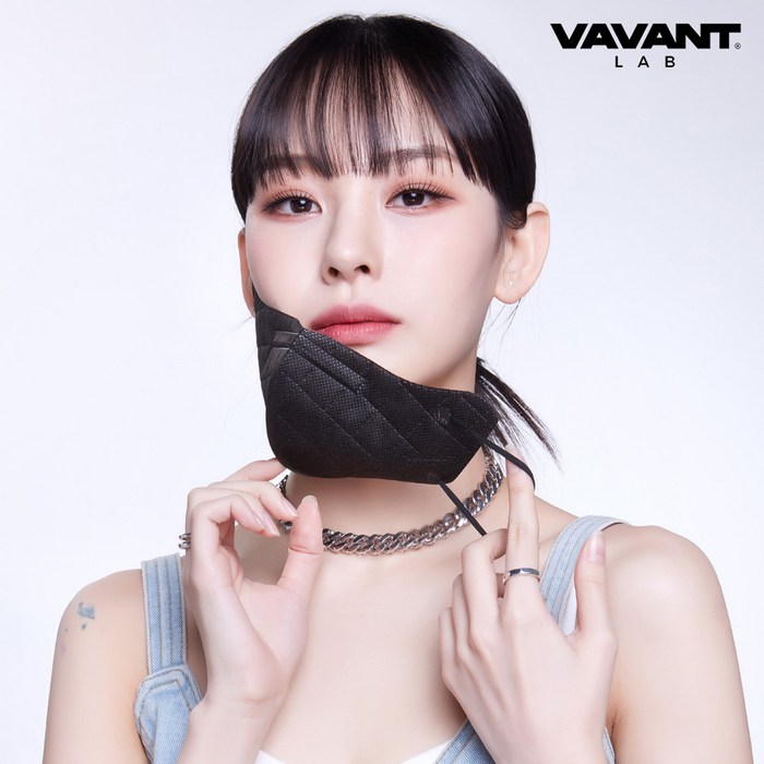 VAVANT 바반트 노제마스크 새부리형 패션 컬러마스크 30매, 3-1.블랙 대형 30매 대표 이미지 - 노제 마스크 추천