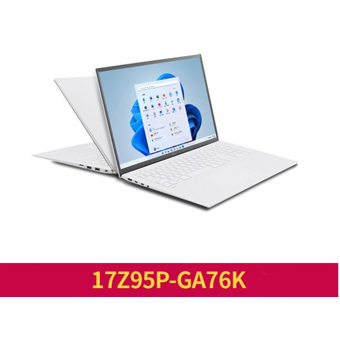 빠른배송 [LG전자] LG gram 17Z95P-GA76K [512GB(NVMe SSD) 추가(총1TB)], WIN11 Home, 16GB, 1024GB, 코어i7, 화이트 대표 이미지 - LG 그램 17Z95P-GA76K 추천