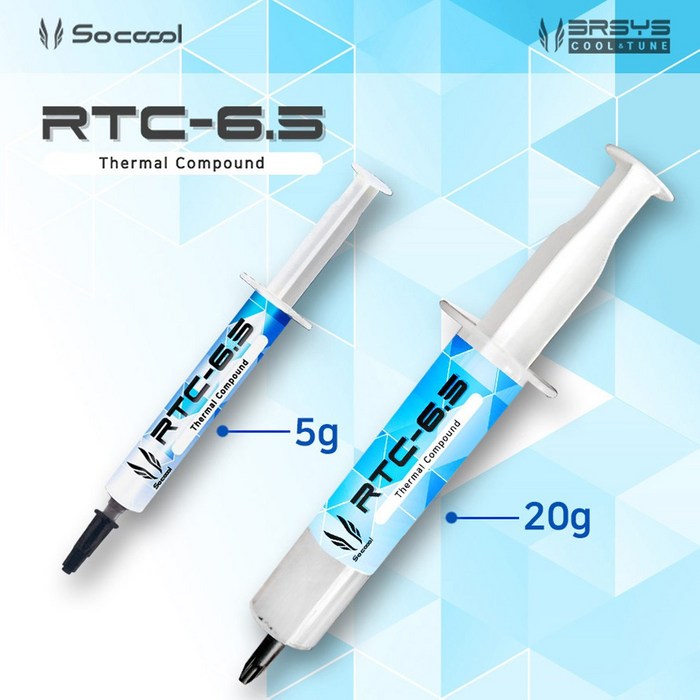 3RSYS Socoool RTC-6.5 주사기 타입 서멀구리스, RTC-6.5(20G)