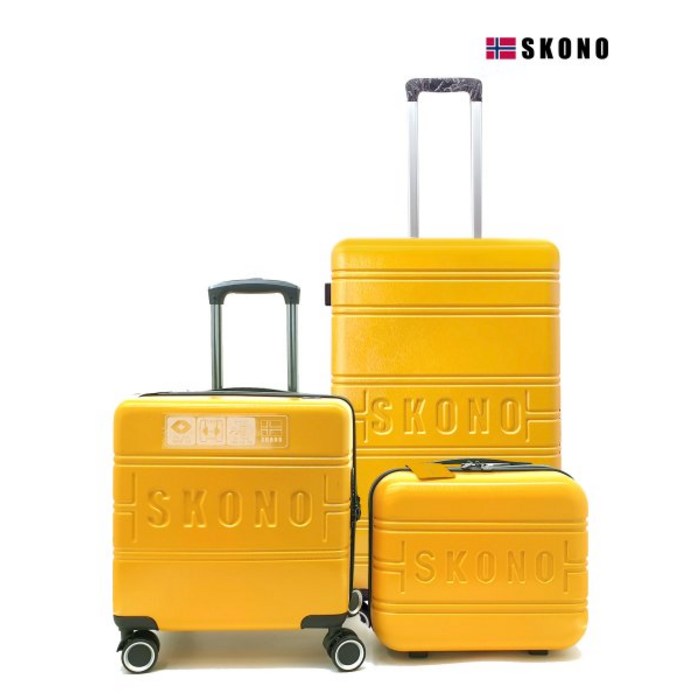 SKONO 스퀘어 기내용 2종세트  화물 26형 SKE44700 캐리어