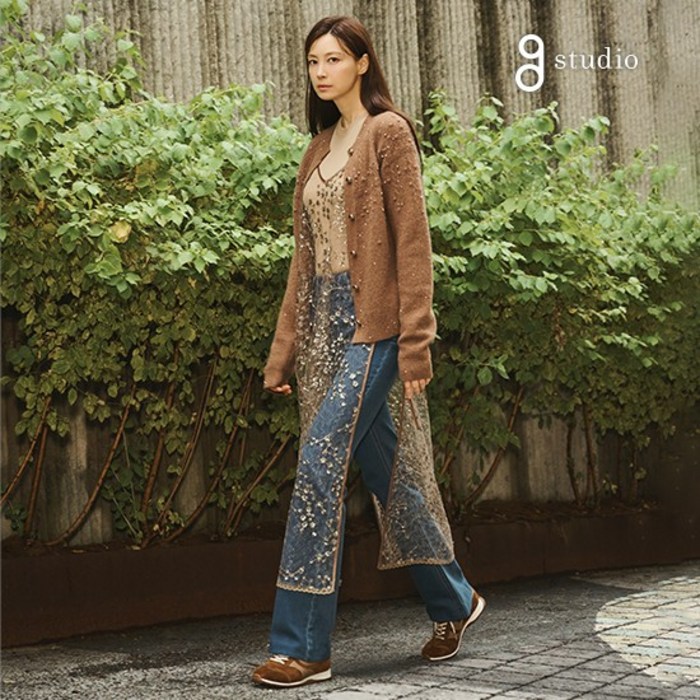 지스튜디오 25FW 스팽글 레이어드 원피스