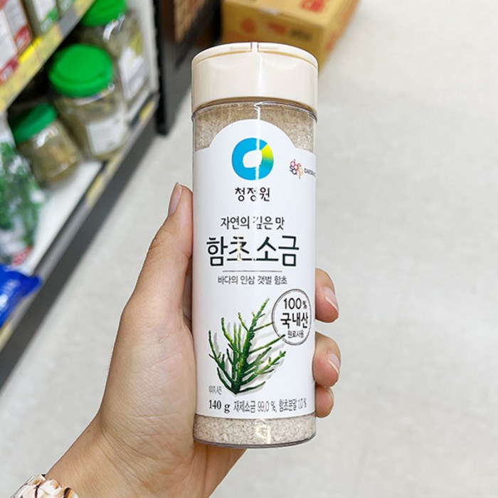 청정원 함초소금, 140g, 1개 대표 이미지 - 허브솔트 추천