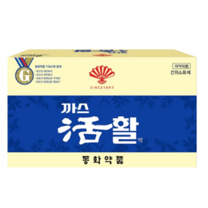 부채표 까스활 소화제, 75ml, 30병 대표 이미지 - 소화제 추천