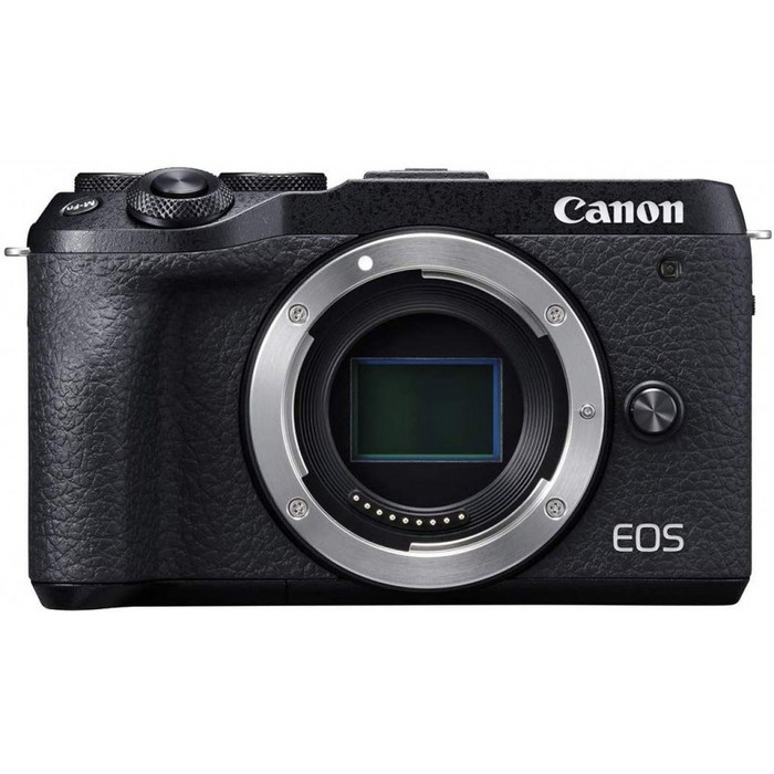 캐논 미러리스 카메라 [EOS M6 Mark II](차체) Vlogging CMOS(APS-C) 센서 듀얼 픽셀 CMOS 자동 포커스 Wi-Fi 블루투스 및 4K, 단일옵션