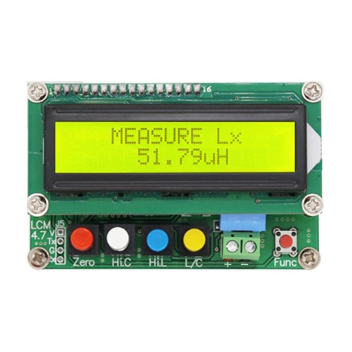 Zeyuan LC100-A 디지털 LCD 고정밀 인덕턴스 용량 LC 미터 커패시터, As Described 대표 이미지 - 거짓말 탐지기 추천