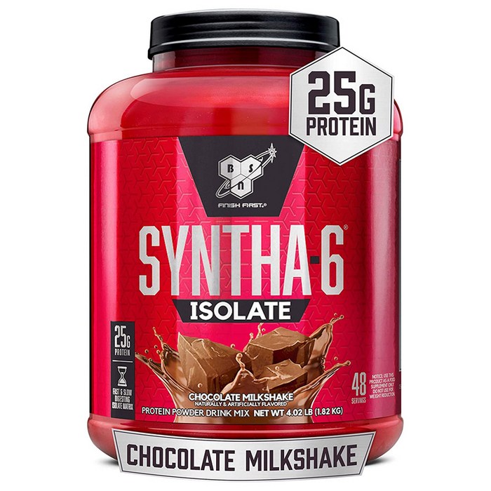 BSN 신타6 4.01lbs whey 웨이 프로틴 아이솔레이트 단백질 보충제 초콜릿밀크쉐이크 20p54 대표 이미지 - 신타6 아이솔레이트 추천