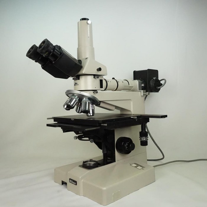 nikon optiphot 삼안 반도체용 금속현미경 현미경