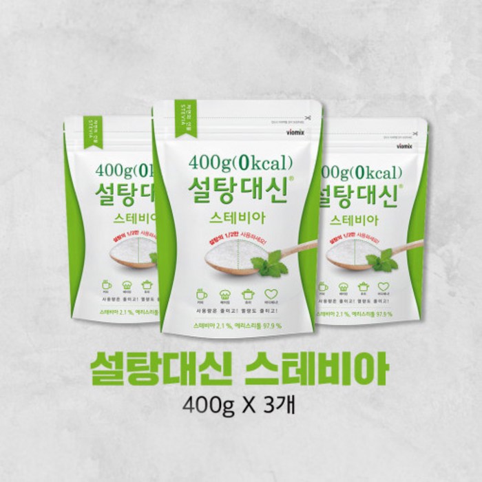 설탕대신 스테비아, 400g, 3개 대표 이미지 - 스테비아 추천