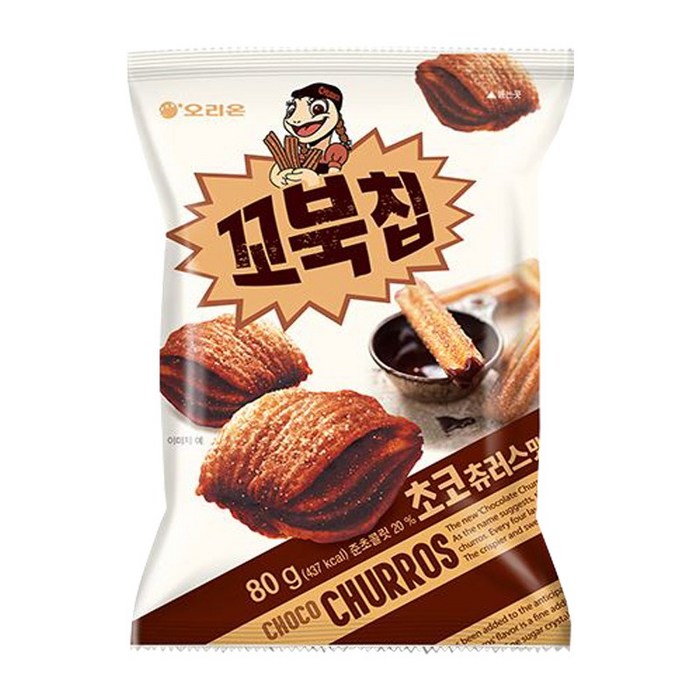 오리온 꼬북칩 초코츄러스 맛, 80g, 6개 대표 이미지 - 꼬북칩 맛 비교 추천